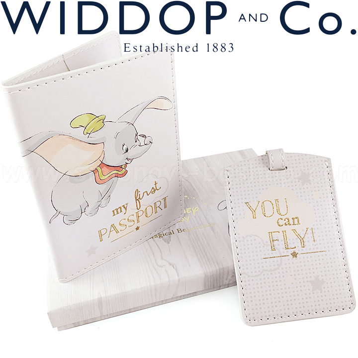 Widdop and Co. Disney Калъф за паспорт и табелка Дъмбо DI282 Widdop and Co. Disney Калъф за паспорт и табелка Дъмбо DI282