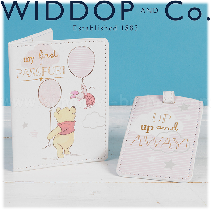 Widdop and Co. Disney Калъф за паспорт и табелка Мечо Пух в розово DI428 Widdop and Co. Disney Калъф за паспорт и табелка Мечо Пух в розово DI428