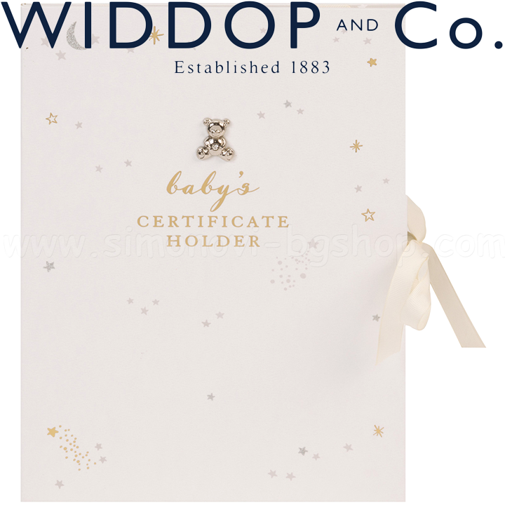 Widdop and Co. Bambino Little Star Калъф за сертификат за раждане А4 CG1534 Widdop and Co. Bambino Little Star Калъф за сертификат за раждане А4 CG1534