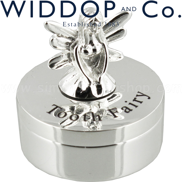 Widdop and Co. Bambino Посребрена кутийка за зъбче Fairy CG532P Widdop and Co. Bambino Посребрена кутийка за зъбче Fairy CG532P