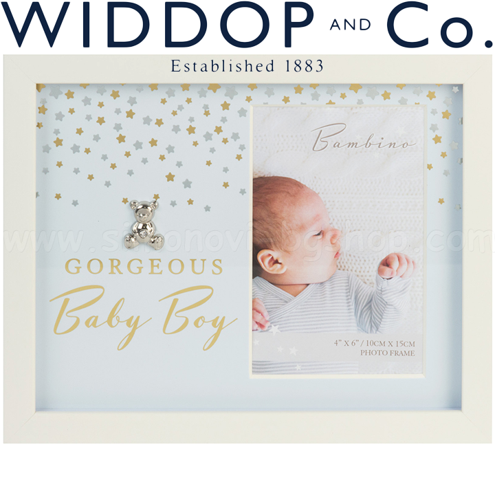 Widdop and Co. Bambino MDF Рамка за снимка Gorgeous Baby Boy CG510B Widdop and Co. Bambino MDF Рамка за снимка Gorgeous Baby Boy CG510B