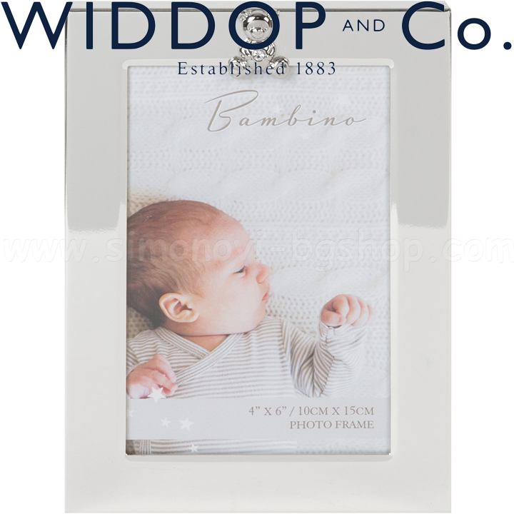 Widdop and Co. Bambino Посребрена рамка за снимка Teddy Icon CG506 Widdop and Co. Bambino Посребрена рамка за снимка Teddy Icon CG506