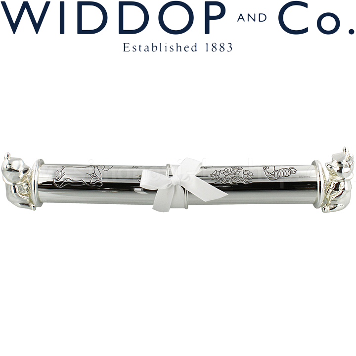 Widdop and Co. Disney Посребрен свитък за кръщелно с Мечо Пух DI132 Widdop and Co. Disney Посребрен свитък за кръщелно с Мечо Пух DI132