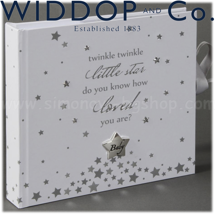 * 2017 Widdop and Co. Албум за снимки с посребрена декорация Twinkle CG1424 * 2017 Widdop and Co. Албум за снимки с посребрена декорация Twinkle CG1424