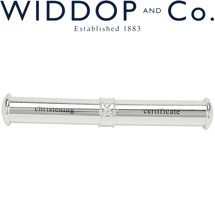 * 2017 Widdop and Co. Посребрен свитък за кръщелно Bambino CG867 * 2017 Widdop and Co. Посребрен свитък за кръщелно Bambino CG867