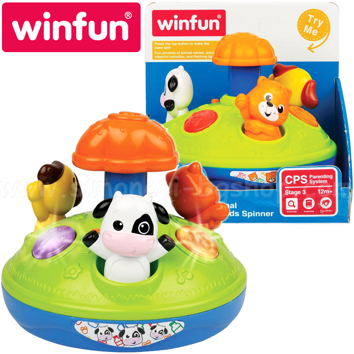 *Winfun™ Музикален пъзел с жовотни 736 *Winfun™ Музикален пъзел с жовотни 736