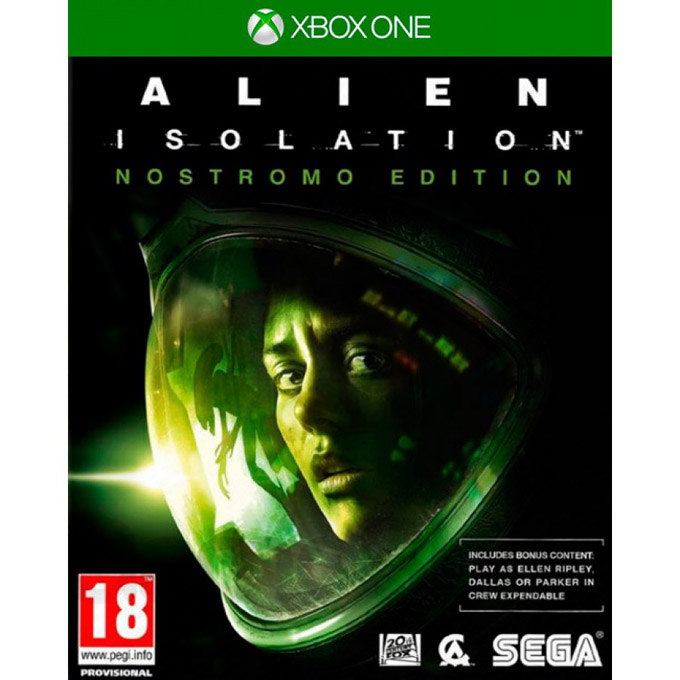 XBOX ONE SEGA   Alien: Isolation Nostromo Edition