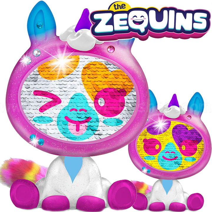The Zequins Животинче с променящо се личице с пайети Glitzy Glam Kai ZQ023D1 The Zequins Животинче с променящо се личице с пайети Glitzy Glam Kai ZQ023D1