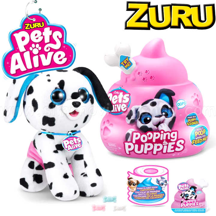 *Zuru Pets Alive   Pooping Puppies - 9542 