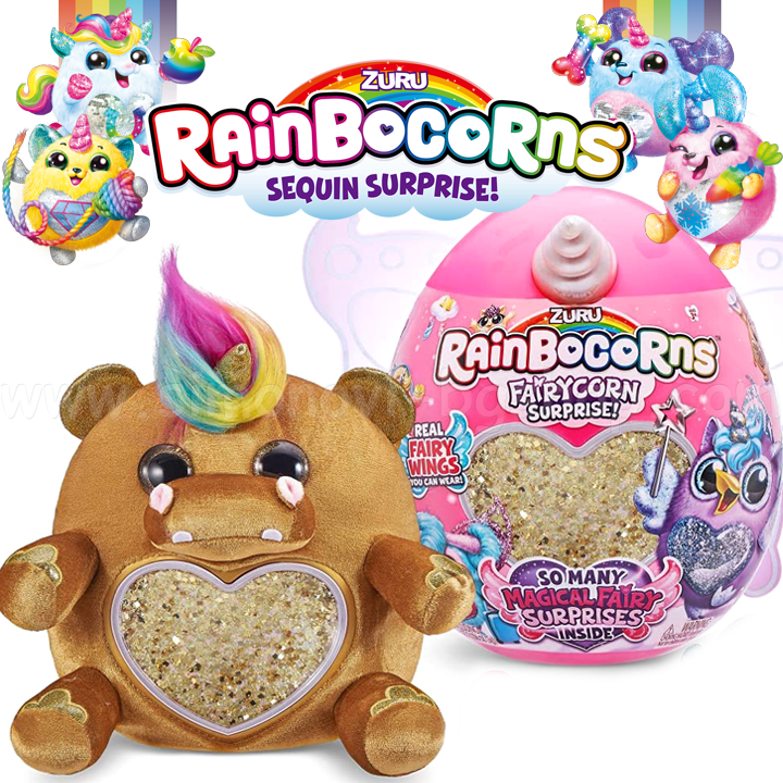 *Zuru Rainbocorns Farycorn    Gold Hippo 9238 