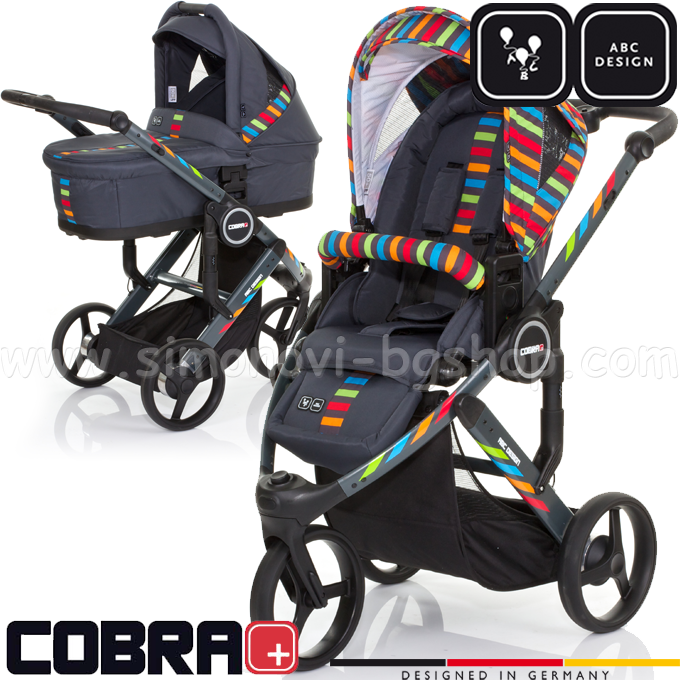 Baby stroller Cobra plus Rainbow - 2015 ABC Design