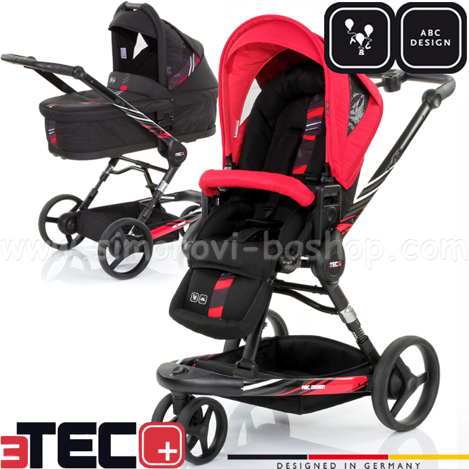*2015 ABC Design - Детска количка 3-Tec Plus Fire