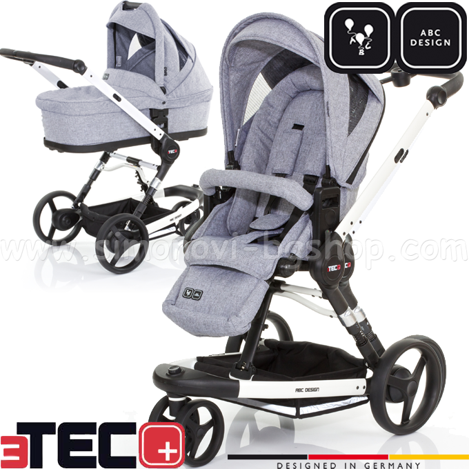 *2015 Abc Design - Детска количка 3-Tec Plus Graphite