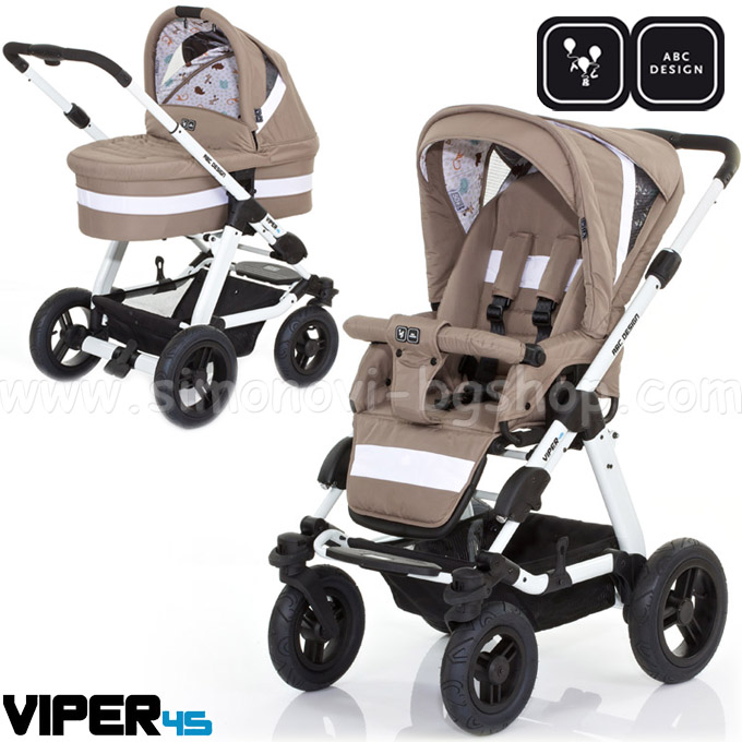 *2015 ABC Design - Детска количка 2в1 Viper 4S Peanut