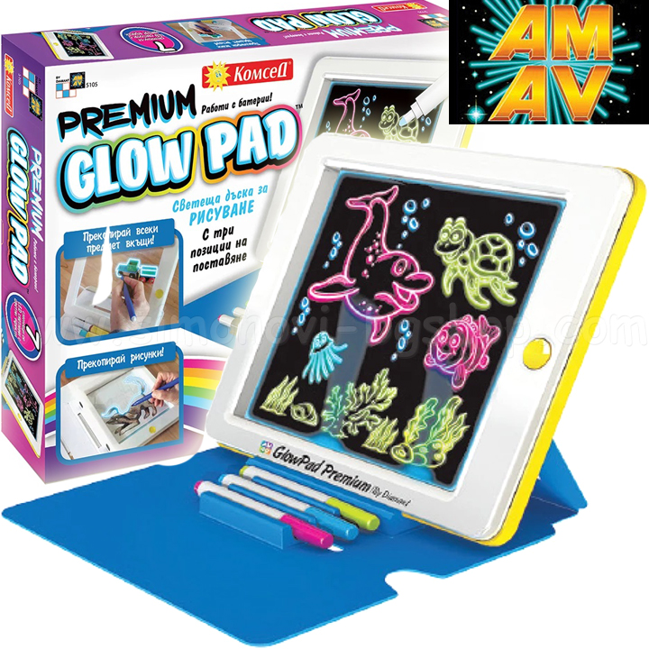 AMAV Placă de desen iluminată Glow Pad 5105CO