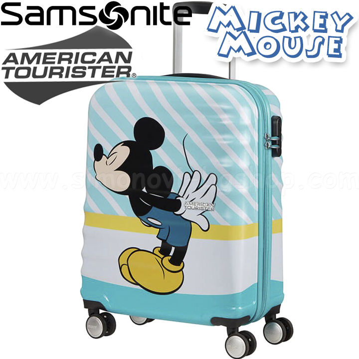 American Tourister   Disney Wavebreaker 55 Mickey Blue Kiss