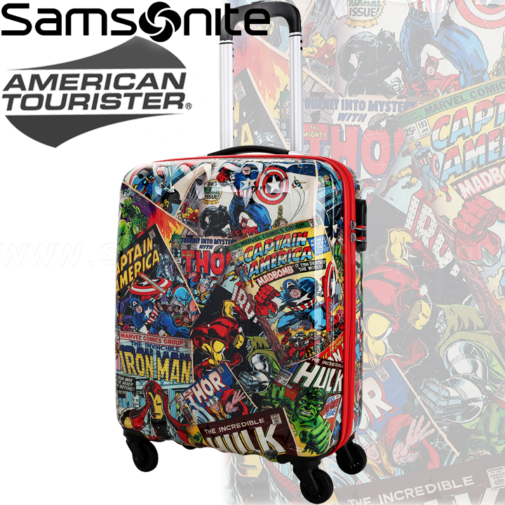 Samsonite Marvel Legends Детски куфар 55 см. Comics Slim American Tourister Samsonite Marvel Legends Детски куфар 55 см. Comics Slim American Tourister