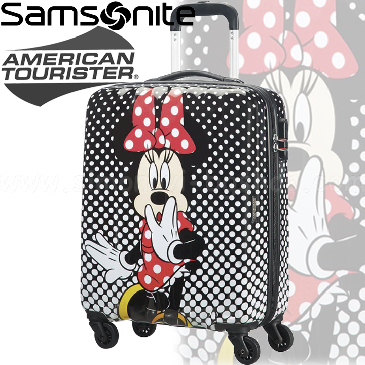 Samsonite Disney Legends   55 . Minnie Mouse Polka Dots American To