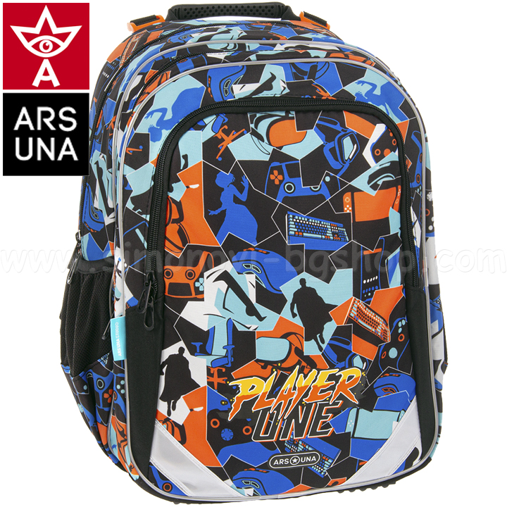 * 2024 Ars Una ERGO FIT Student ergonomic backpack Player One 56173536