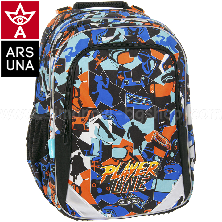 * 2024 Ars Una ERGO FIT Rucsac ergonomic pentru student Player One 56173536