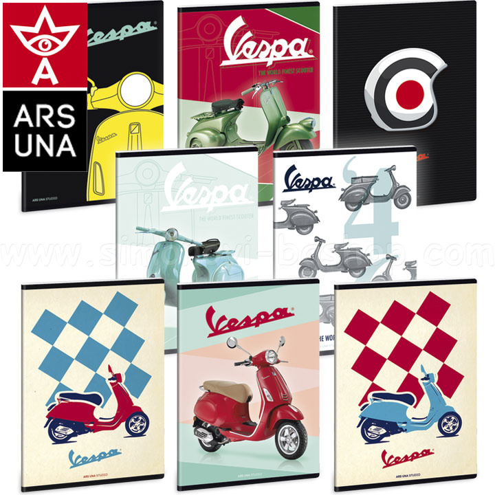 Vespa Тетрадка А5 Асортимент 93138833 Ars Una Vespa Тетрадка А5 Асортимент 93138833 Ars Una