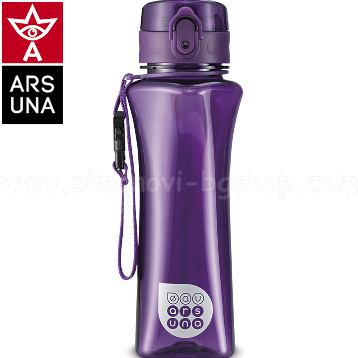 Ars Una Бутилка за вода 500мл Lilac 95015682 Ars Una Бутилка за вода 500мл Lilac 95015682