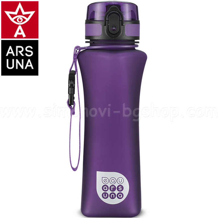 Ars Una Бутилка за вода 500мл МАТ Lilac 95105680 Ars Una Бутилка за вода 500мл МАТ Lilac 95105680