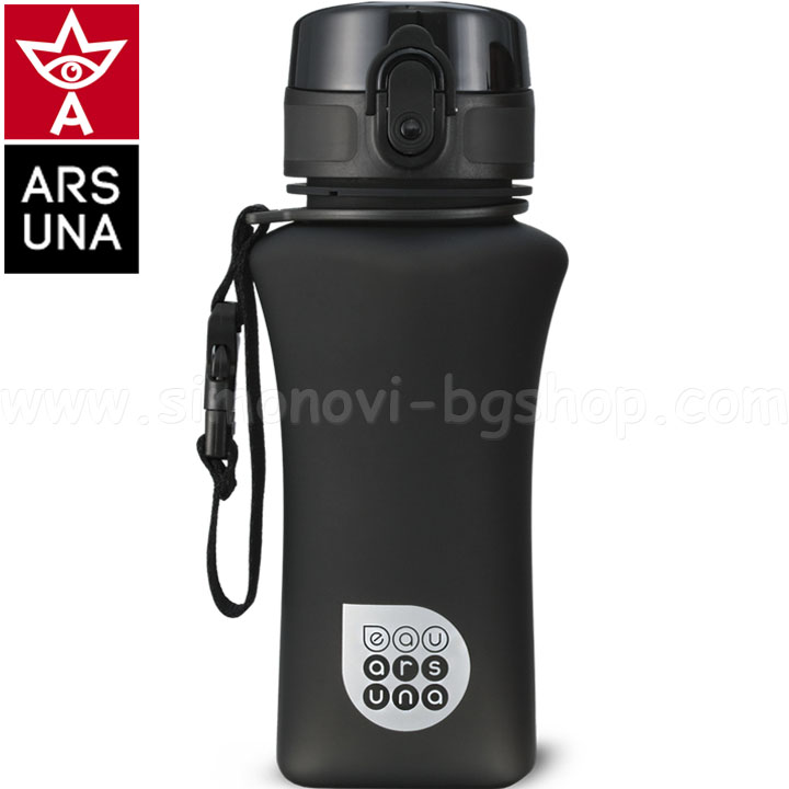 Ars Una Бутилка за вода MAT 350мл Black 94935370 Ars Una Бутилка за вода MAT 350мл Black 94935370