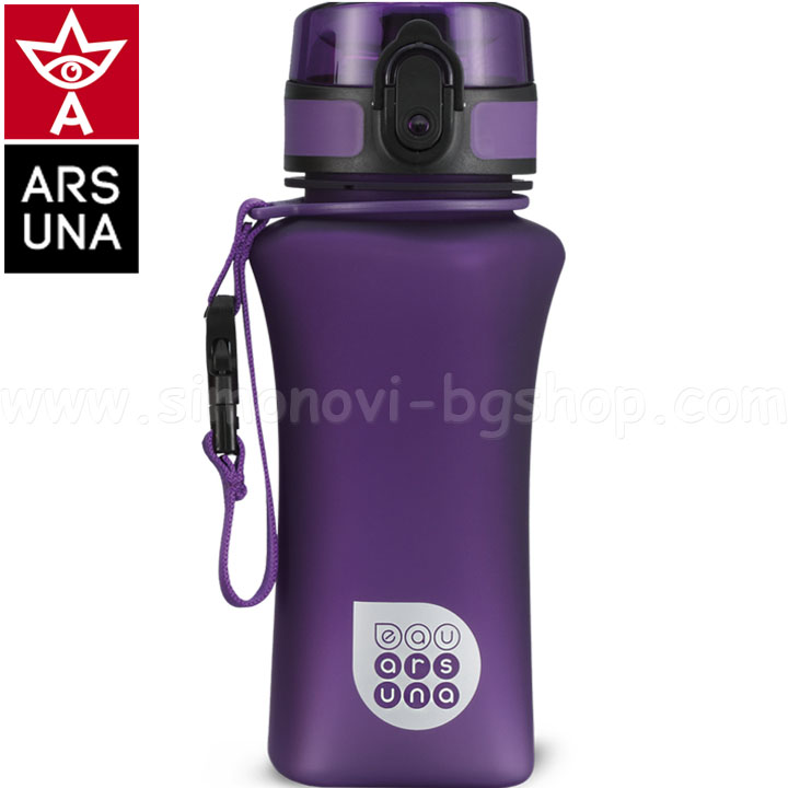 Ars Una Бутилка за вода MAT 350мл Lilac 94935684 Ars Una Бутилка за вода MAT 350мл Lilac 94935684