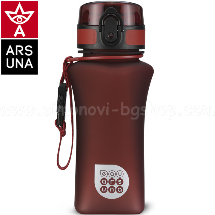 Ars Una Бутилка за вода MAT 350мл Red 94935615 Ars Una Бутилка за вода MAT 350мл Red 94935615