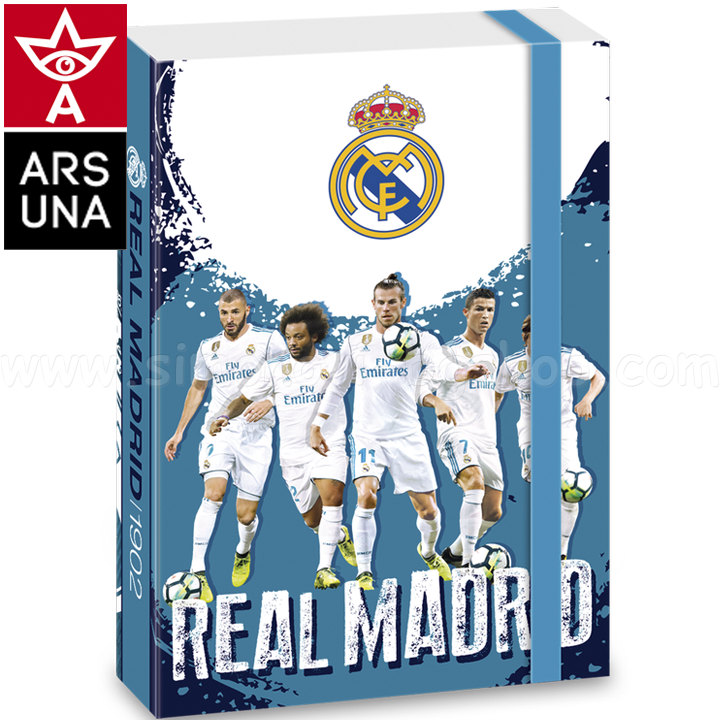 Real Madrid Кутия с ластик 90858543 Ars Una Real Madrid Кутия с ластик 90858543 Ars Una