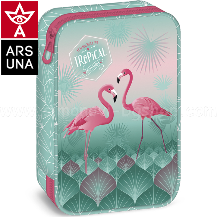 2019 Pink Flamingo Празен несесер с един цип и две отделения 91348685 Ars Una 2019 Pink Flamingo Празен несесер с един цип и две отделения 91348685 Ars Una