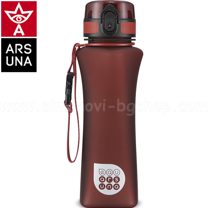 Ars Una Бутилка за вода 500мл МАТ Red 95105611 Ars Una Бутилка за вода 500мл МАТ Red 95105611