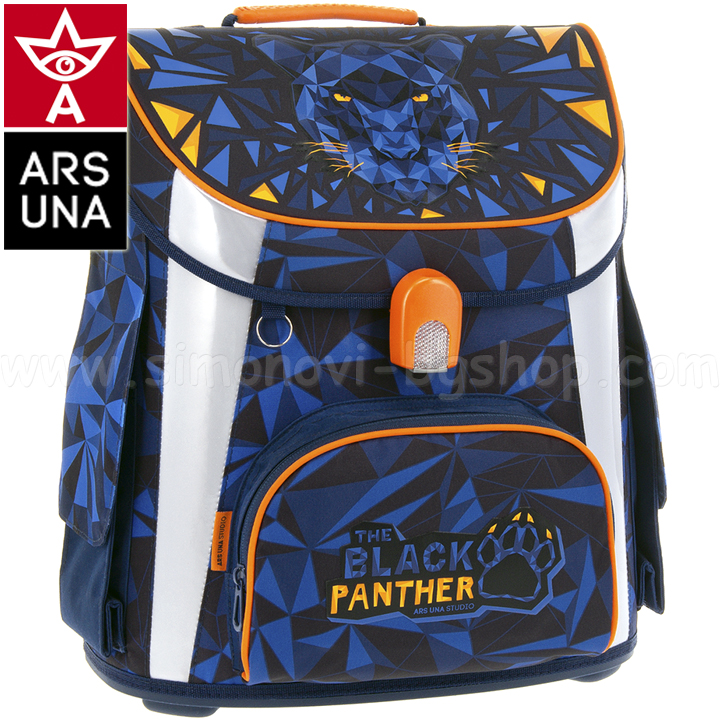Black Panther Compact Ученическа раница 54490826 Ars Una Black Panther Compact Ученическа раница 54490826 Ars Una