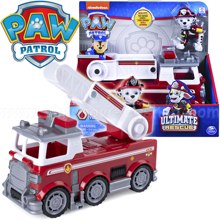 *Paw Patrol Пожарникарски камион с фигурка Маршал 6053367 *Paw Patrol Пожарникарски камион с фигурка Маршал 6053367