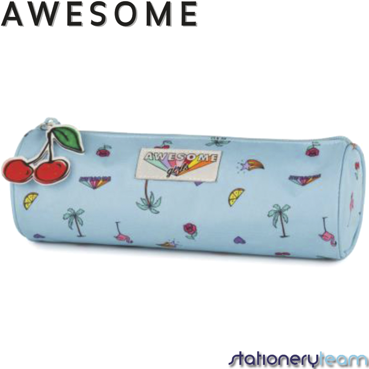 *Awesome Epic Girls Кръгъл несесер 05274 Blue Stationery Team *Awesome Epic Girls Кръгъл несесер 05274 Blue Stationery Team