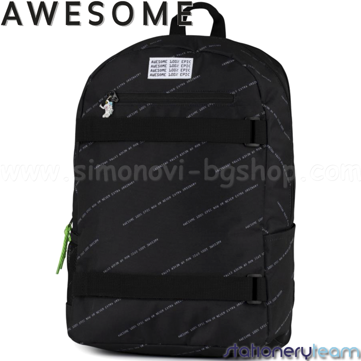 *Awesome Epic Boys Голяма раница 05307 Black Stationery Team *Awesome Epic Boys Голяма раница 05307 Black Stationery Team