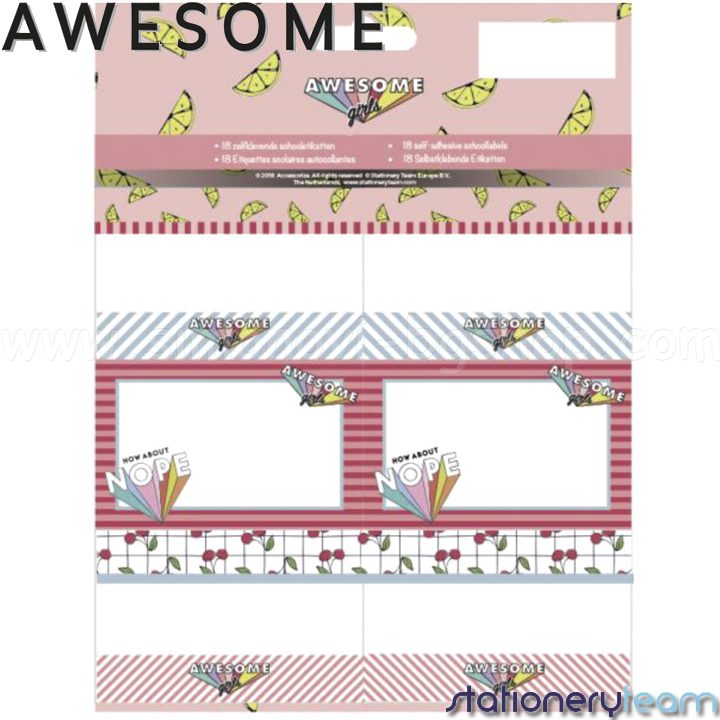 *Awesome Epic Girls 06259Stationery Team