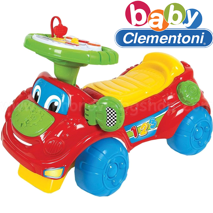 Clementoni Baby Образователна кола за бутане на български и английски език Clementoni Baby Образователна кола за бутане на български и английски език