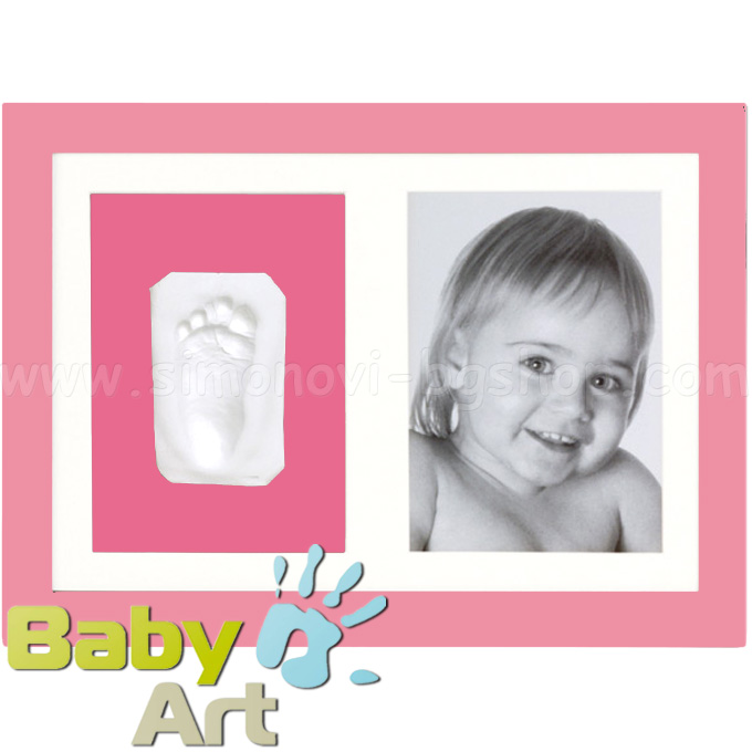 *  Baby Art Wall Print      Pink