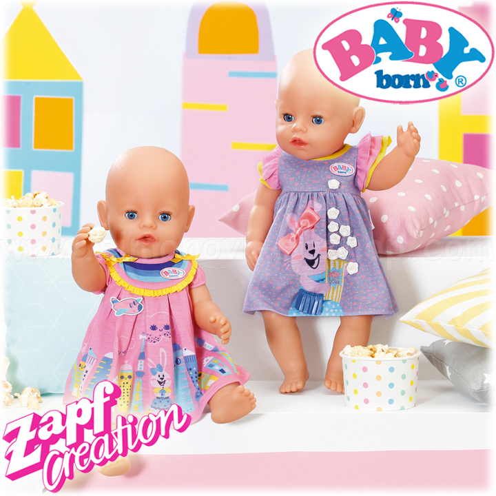 * Baby Born Doll dress 1 pc. 828243 Assortment
