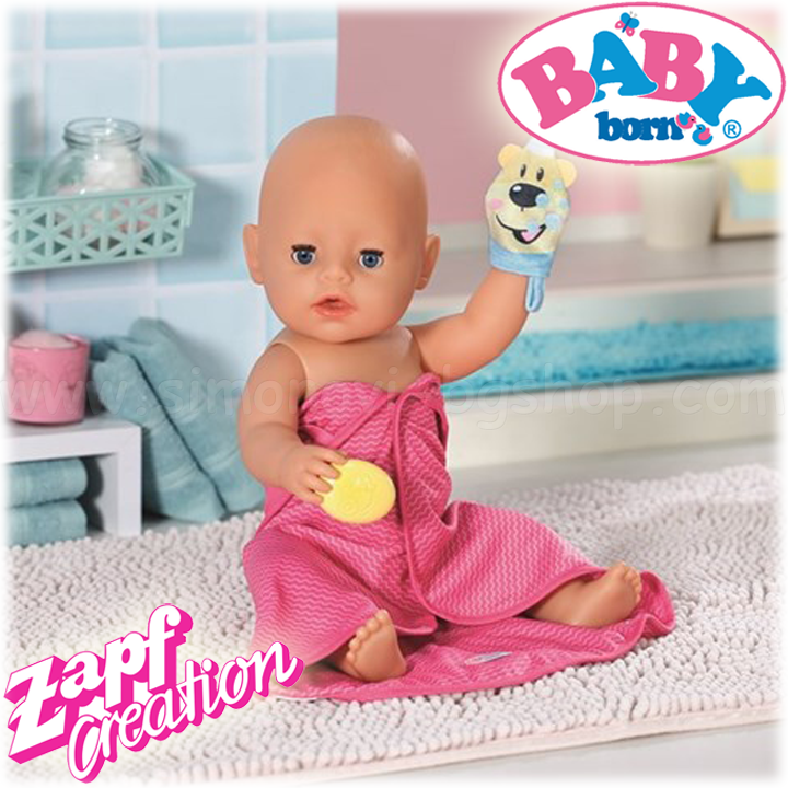 * Baby Born Bathroom accessories set for doll 830635 Assortment