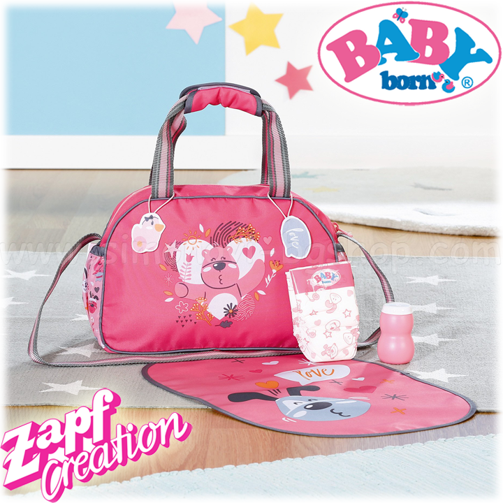 * 2022 Baby Born Baby Doll Changing Bag 832455 Zapf Creation