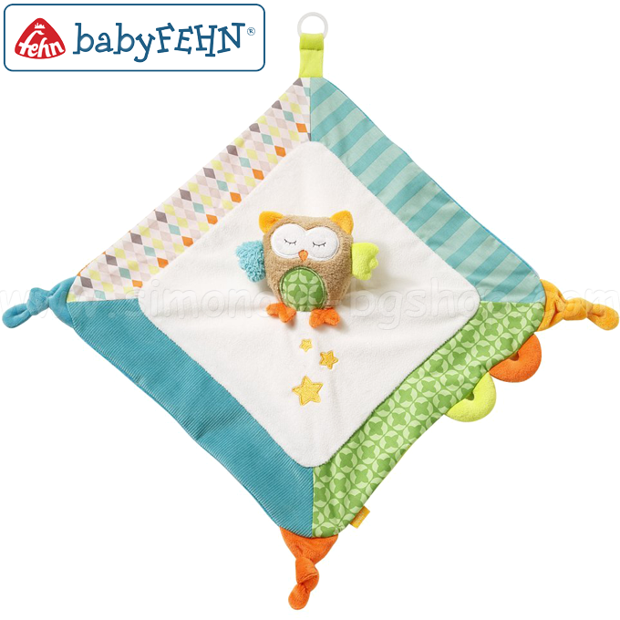 Baby Fehn Sleeping Forest Бебешка кърпа за гушкане Бухал 71498 Baby Fehn Sleeping Forest Бебешка кърпа за гушкане Бухал 71498