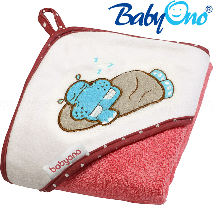 BabyOno Бебешка хавлия за баня с качулка 100х100см. Terry Хипо 214/02 BabyOno Бебешка хавлия за баня с качулка 100х100см. Terry Хипо 214/02