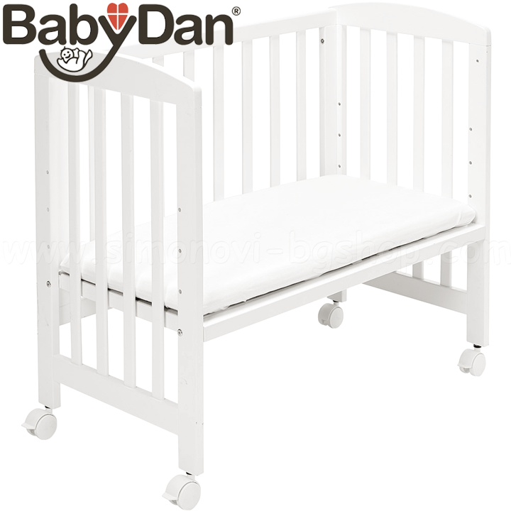 Baby Bed Alfred By My Side White
