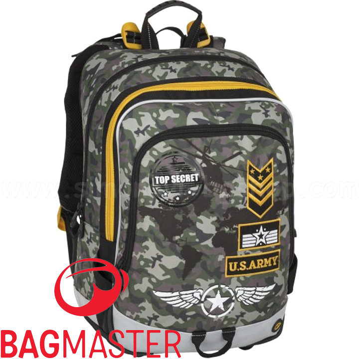BagMaster ALFA 8D Ученическа раница с 3 отделения и алуминиева рамка 8435 BagMaster ALFA 8D Ученическа раница с 3 отделения и алуминиева рамка 8435