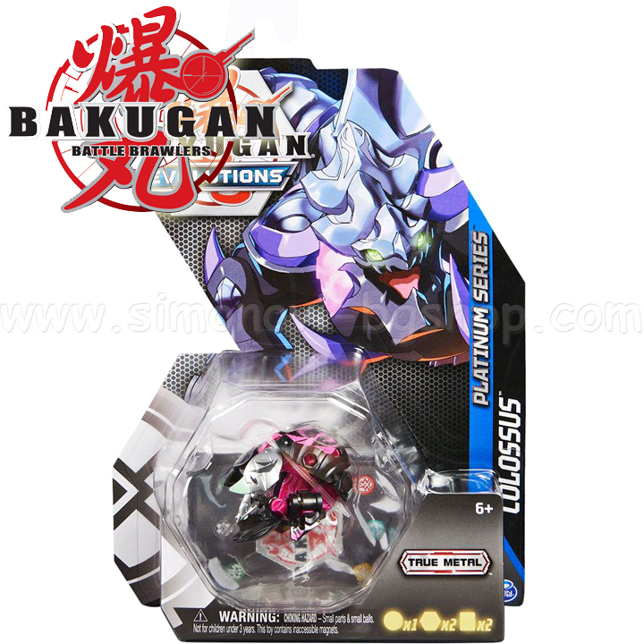 Bakugan Evolutions Platinum True Metal  Colossus Black 6063393