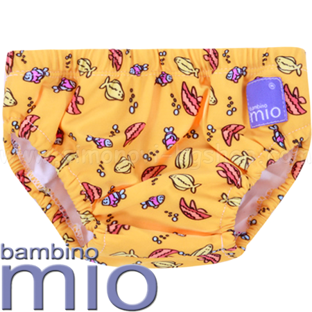 BambinoMio   Mio Swim Nappie Fish Orange