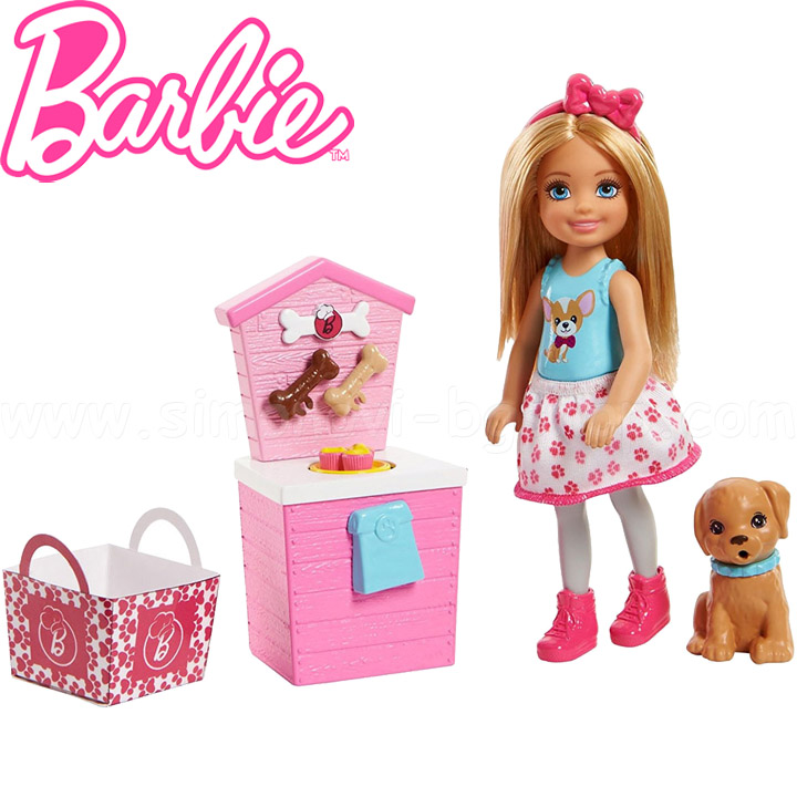 Barbie I can Be Cooking and Baking Мини кукла Челси с кученце FHP67 Barbie I can Be Cooking and Baking Мини кукла Челси с кученце FHP67